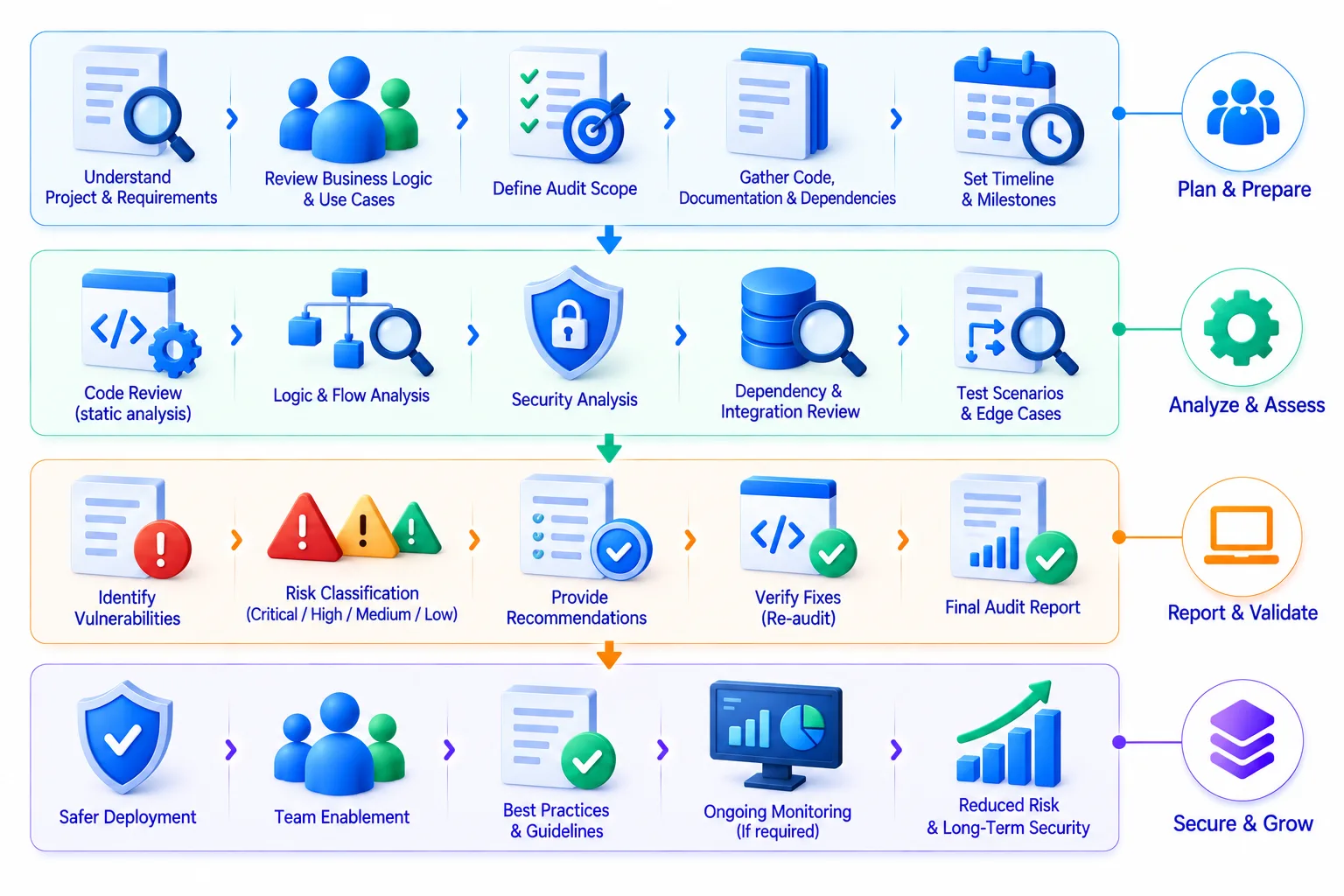SmartContractAuditWorkflowInfographic
