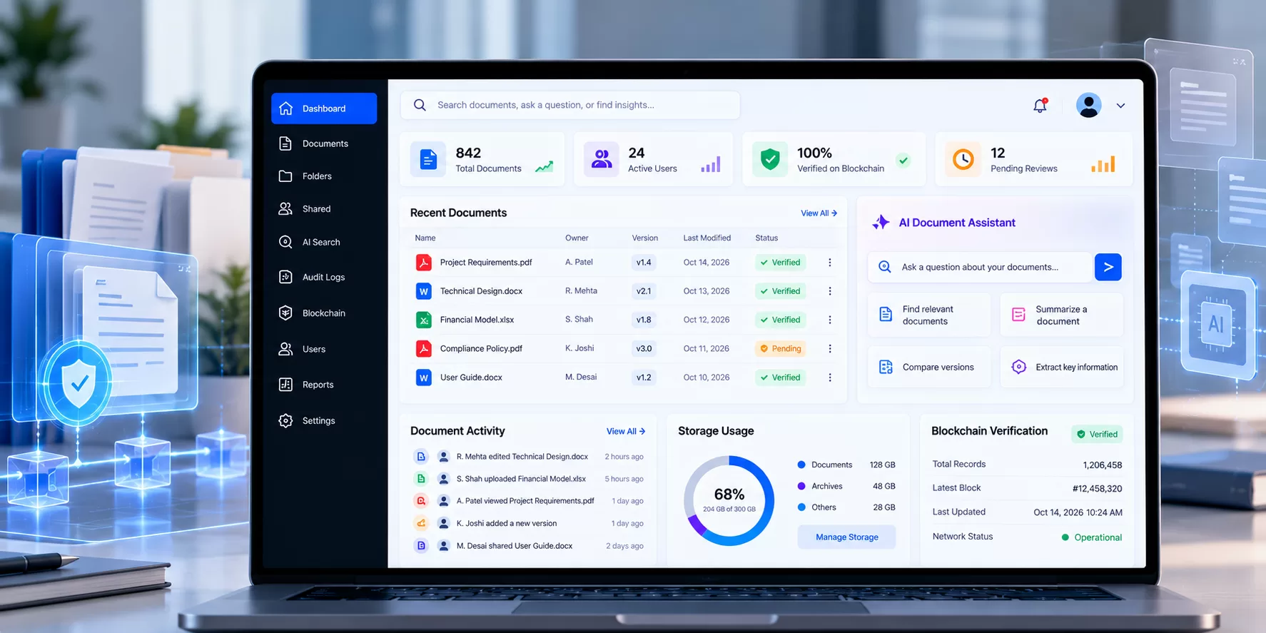 Blockchain Document Management System