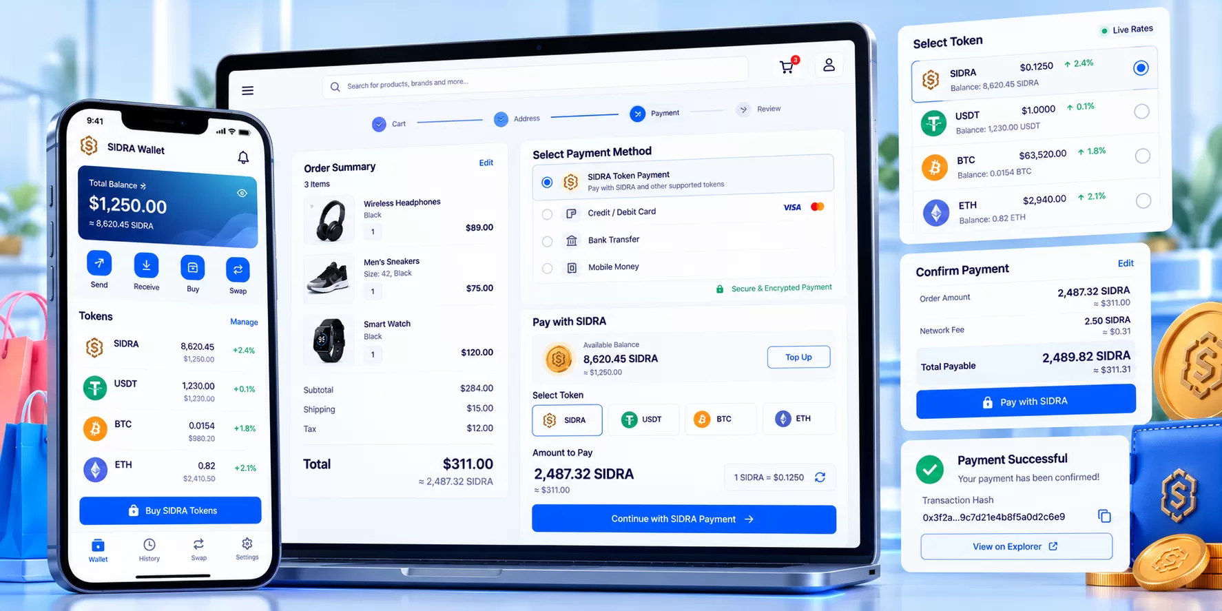 Crypto Checkout Payment Experience